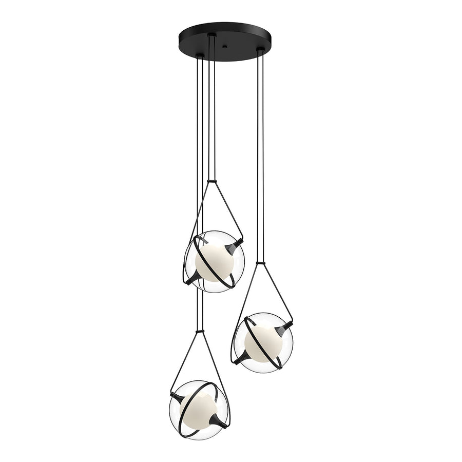 Kuzco Lighting CH76718-BK Aries Chandelier Black