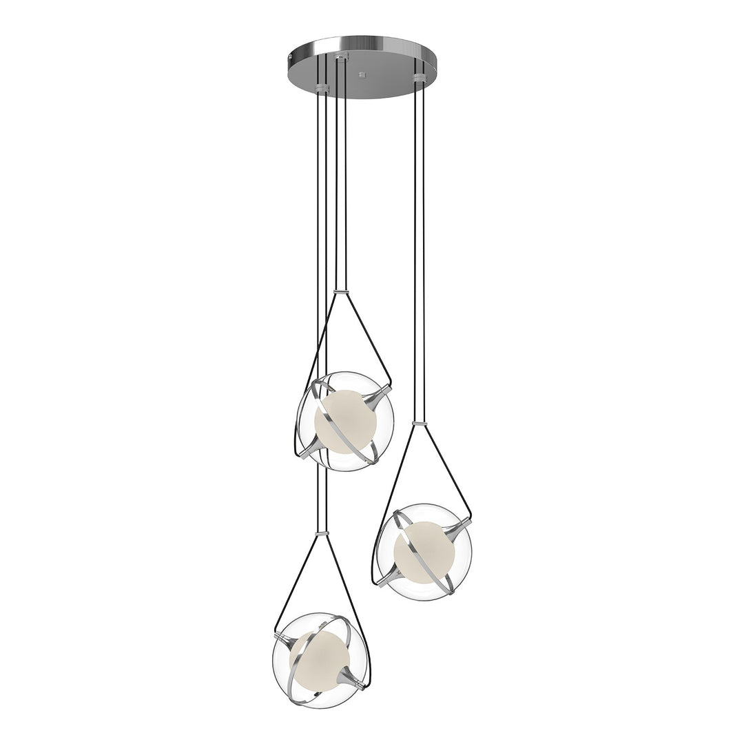 Kuzco Lighting CH76718-CH Aries Chandelier Chrome