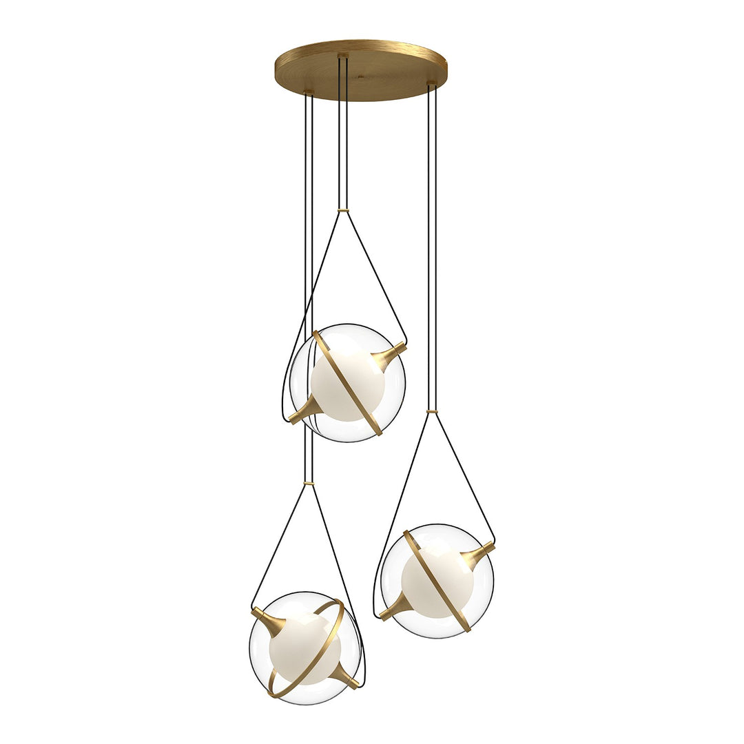 Kuzco Lighting CH76728-BG Aries Chandelier Brushed Gold