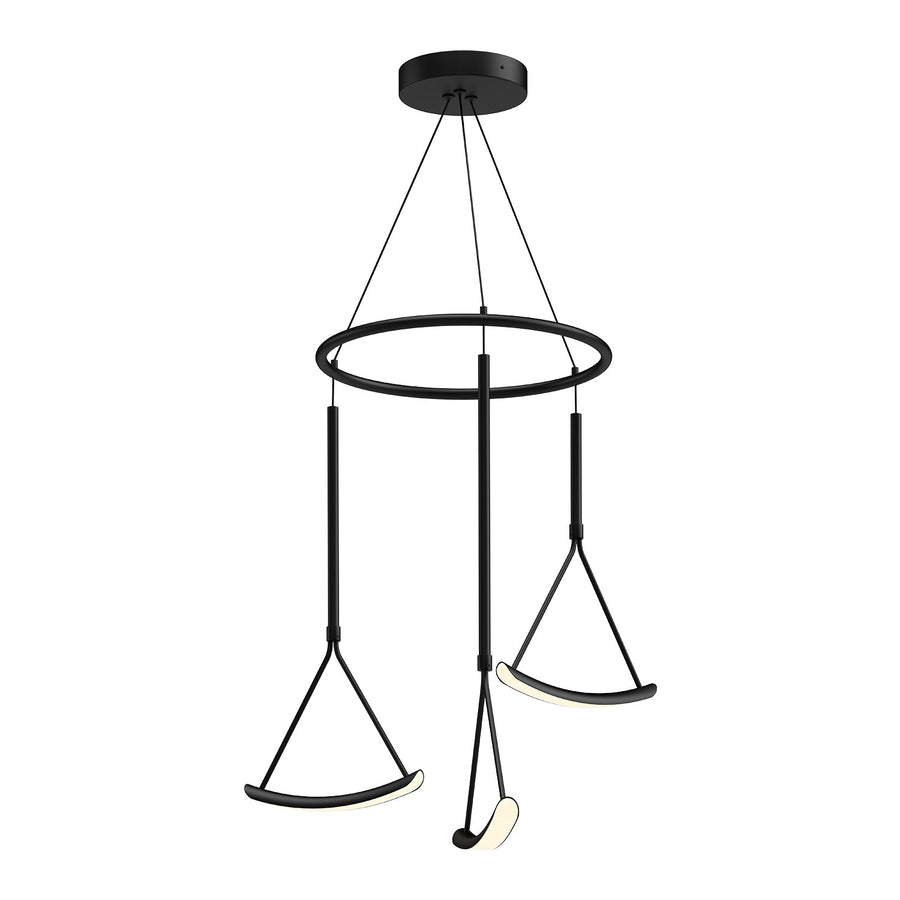 Kuzco Lighting CH81527-BK Mobil Chandelier Black