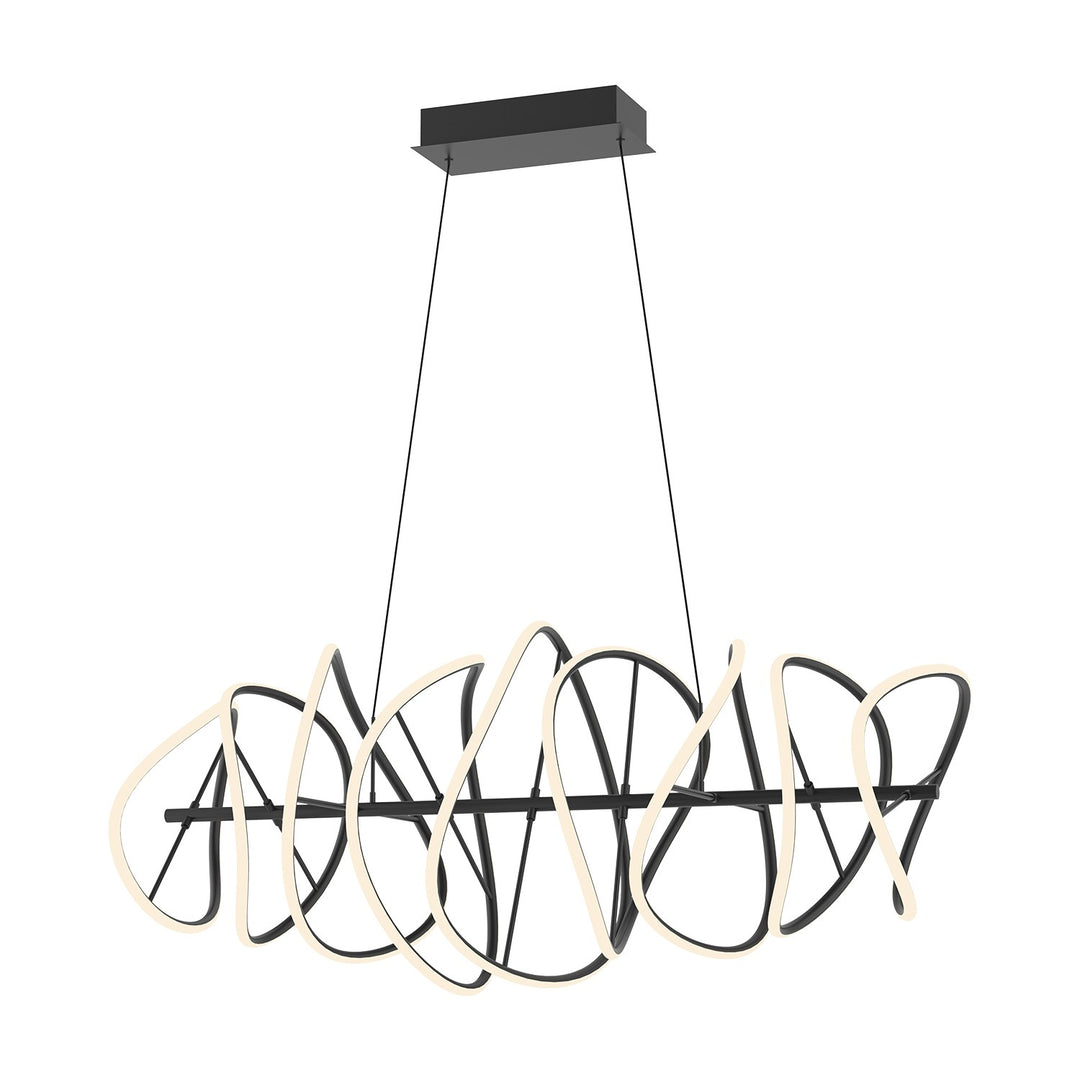 Kuzco Lighting CH96442-BK Collide Chandelier Black