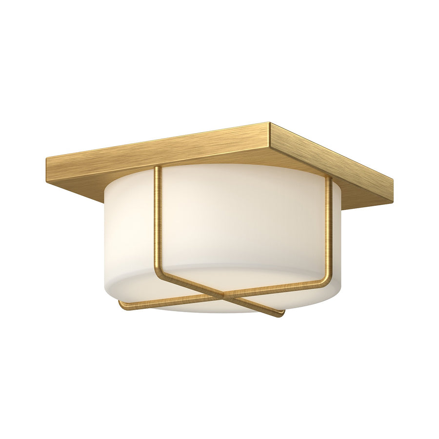 Kuzco Lighting FM45910-BG/OP Regalo Ceiling Light Brushed Gold/Opal Glass