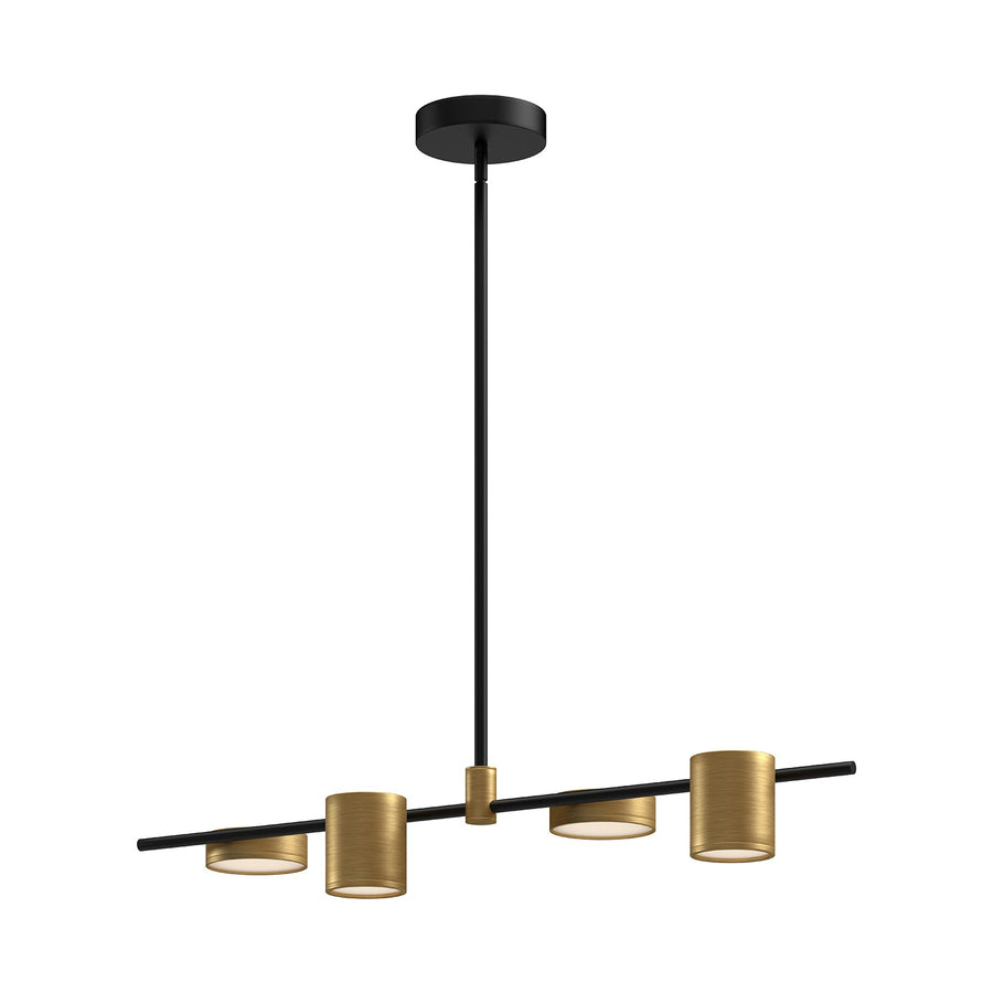 Kuzco Lighting LP96840-BK/BG Jayden Pendant Light Black/Brushed Gold