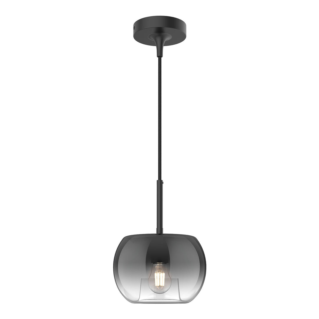 Kuzco Lighting PD57508-BK/SM Samar Pendant Light Black/Smoked