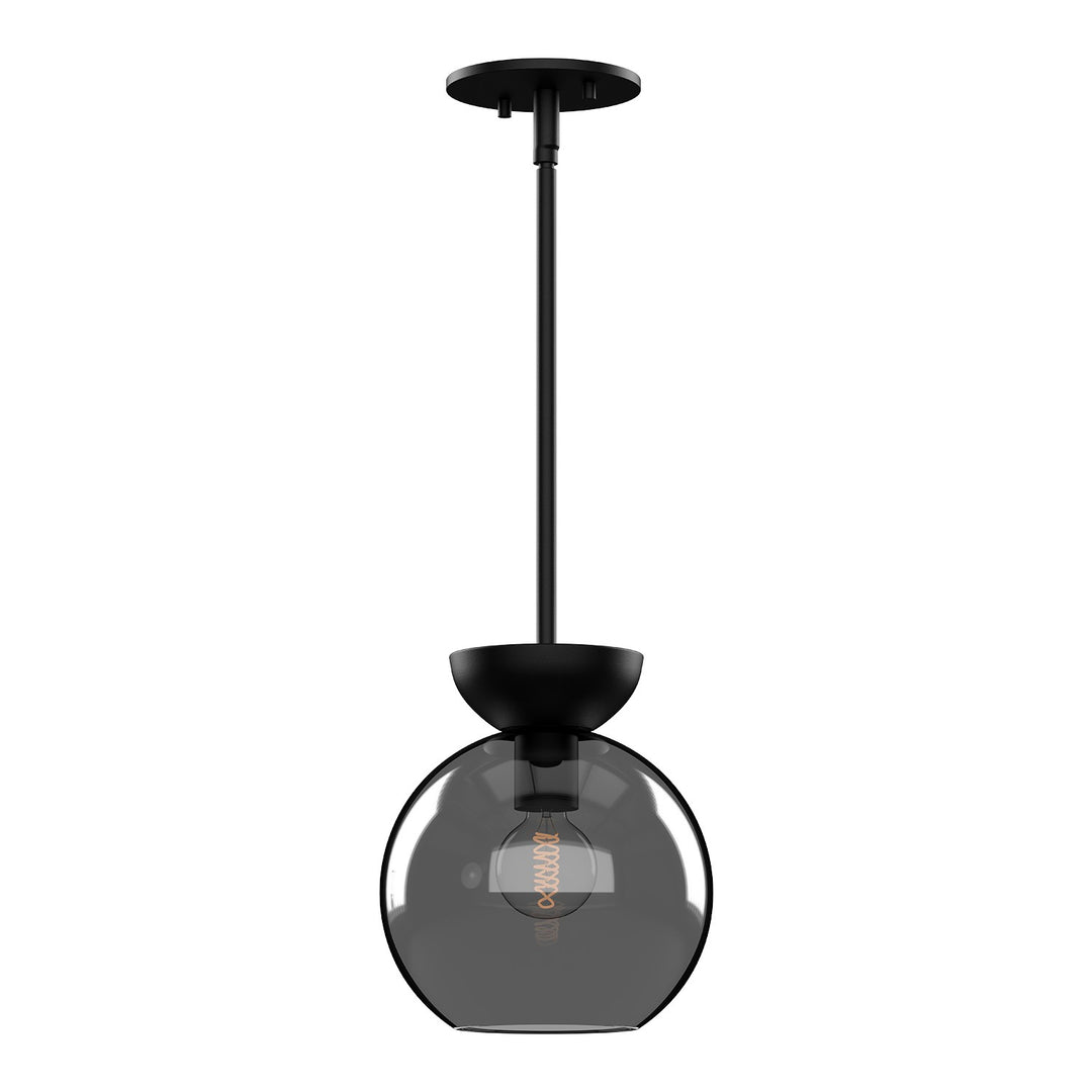 Kuzco Lighting PD59708-BK/SM Arcadia Pendant Light Black/Smoked