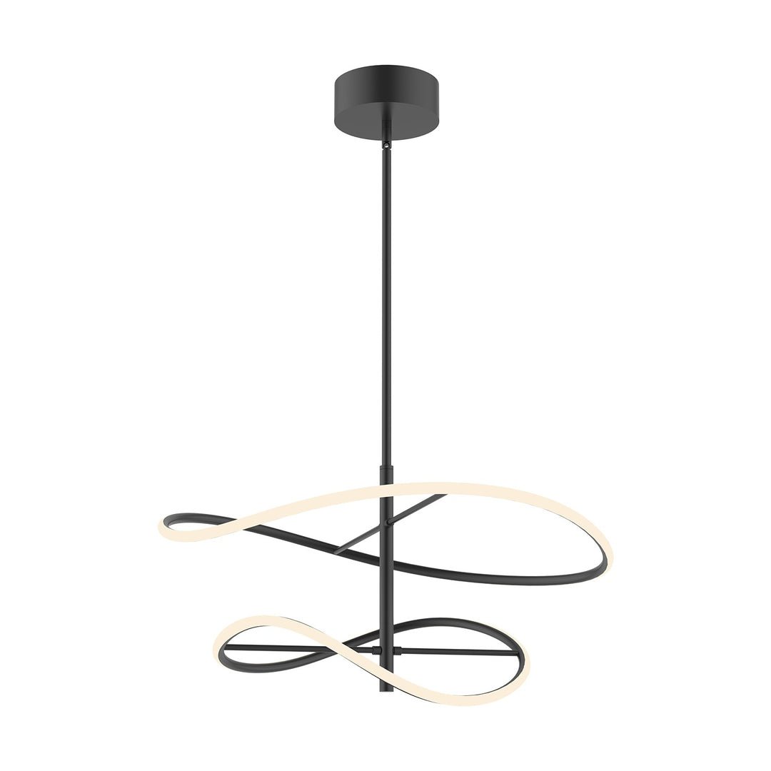 Kuzco Lighting PD96424-BK Collide Pendant Light Black