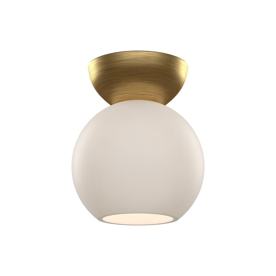 Kuzco Lighting SF59706-BG/OP Arcadia Ceiling Light Brushed Gold/Opal Glass