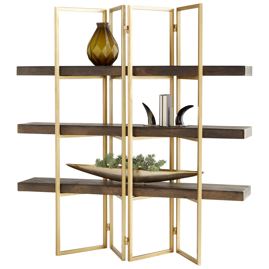 Cyan Design 10763 Etagere Gold And Grey