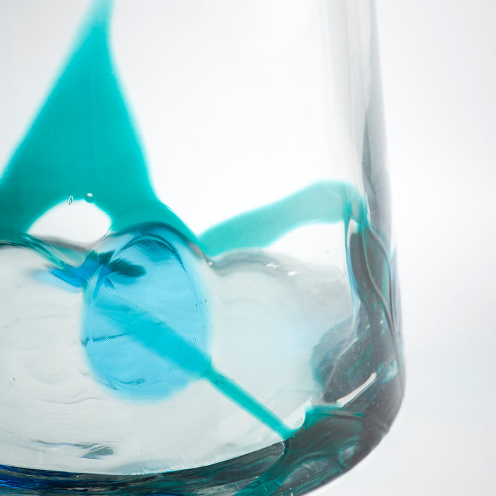 Cyan Design 11070 Vase Blue/clear