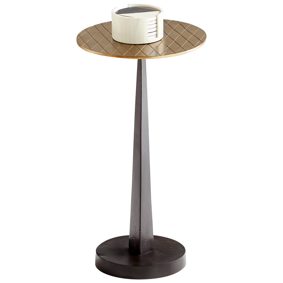 Cyan Design 10731 Beauvais Side Table Tables - Black|Silver