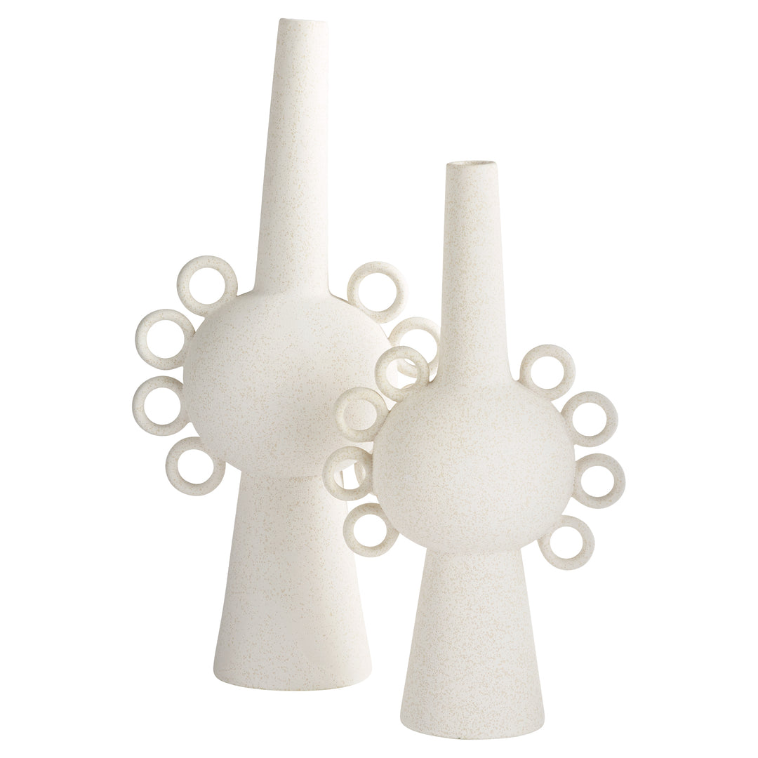 Cyan Design 11205 Small Ringlets Vase Vases & Planters - White
