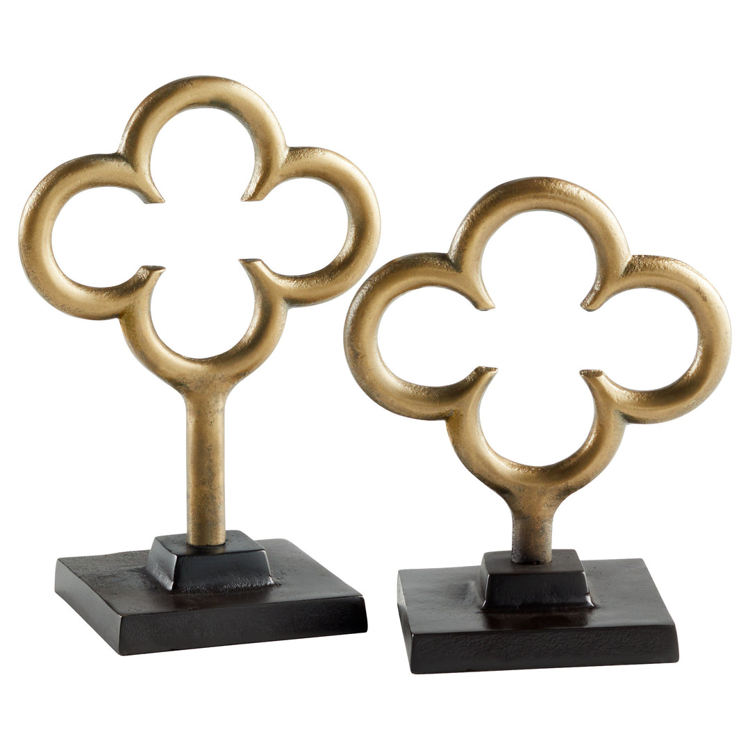 Cyan Design 11518 Folium Sculpture Antique Brass
