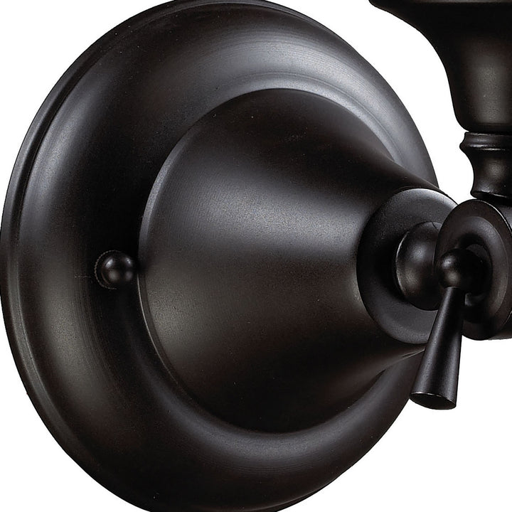 Elk Lighting 66211-1 Quinton Parlor One Light Wall Sconce Oiled Bronze