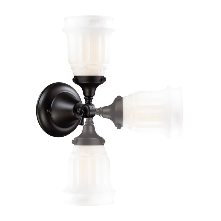 Elk Lighting 66211-1 Quinton Parlor One Light Wall Sconce Oiled Bronze