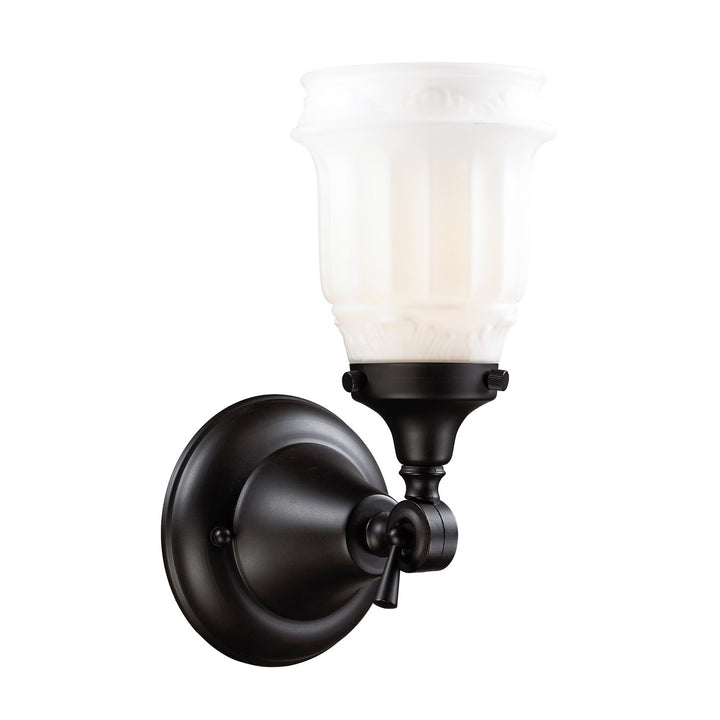 Elk Lighting 66211-1 Quinton Parlor One Light Wall Sconce Oiled Bronze