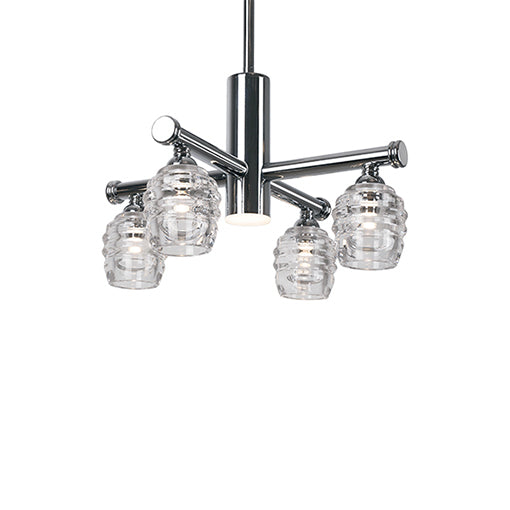 Kuzco Lighting CH52118-CH Honeycomb Chandelier Chrome