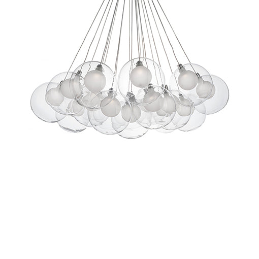 Kuzco Lighting CH3128 Bolla Chandelier Chrome