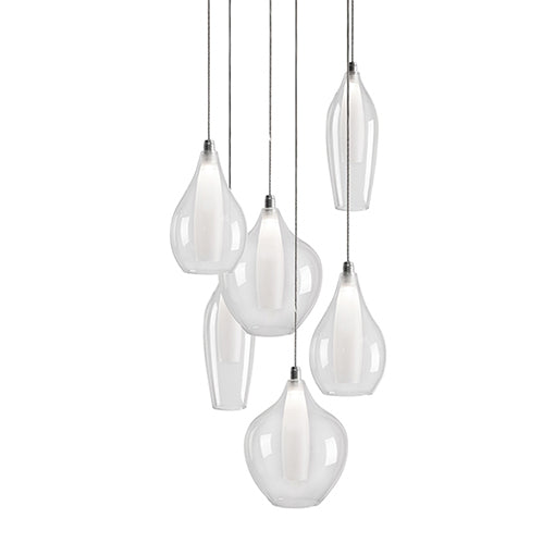 Kuzco Lighting MP3006 Victoria Pendant Light Chrome