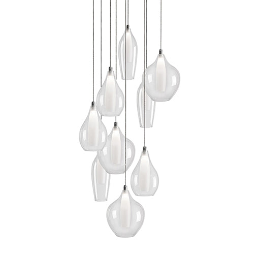 Kuzco Lighting MP3009 Victoria Pendant Light Chrome