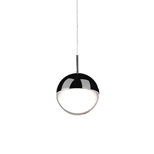 Kuzco Lighting 402801BC-LED Pluto Pendant Light Black Chrome