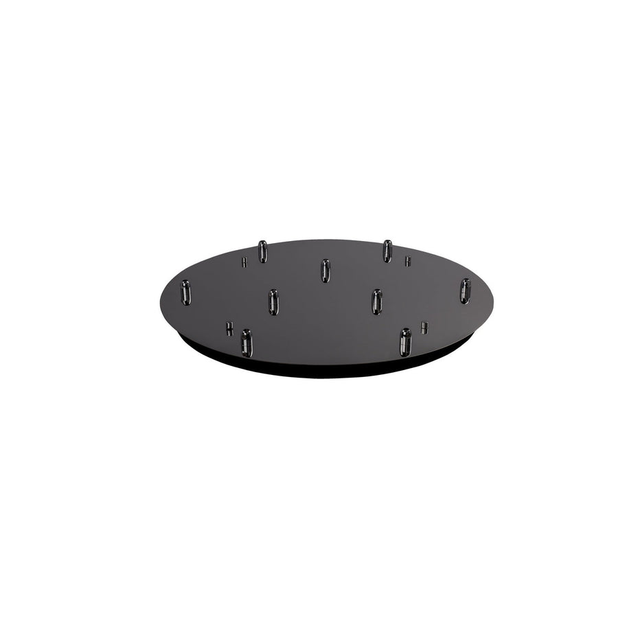 Kuzco Lighting CNP09AC-BC Canopy Lighting Accessory Black Chrome