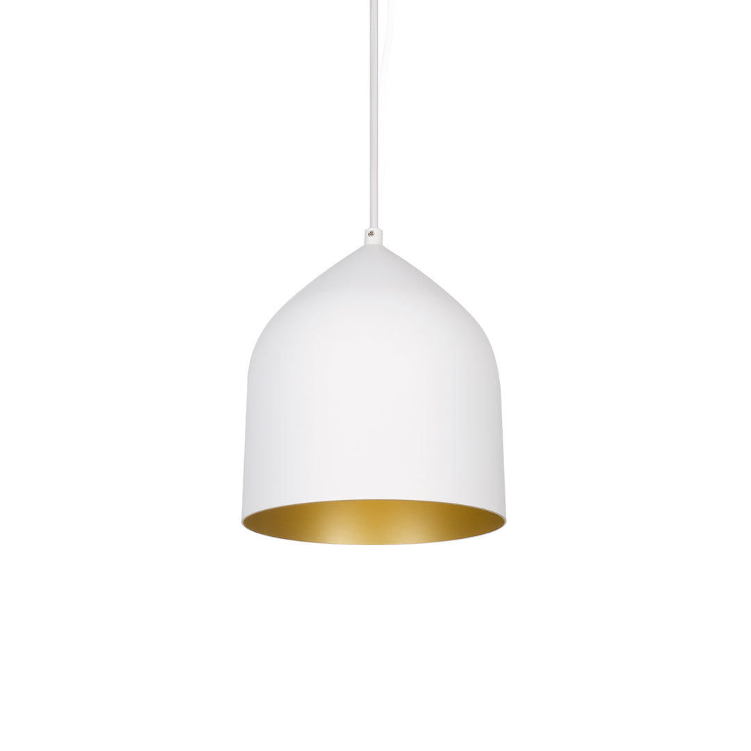 Kuzco Lighting PD9108-WH/GD Helena Pendant Light White/Gold