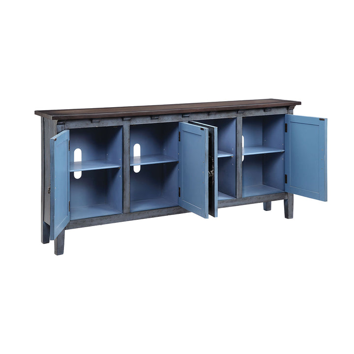 Elk Lighting 13677 Cort Credenza Navy 2