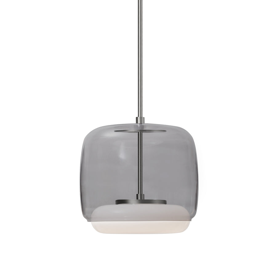 Kuzco Lighting PD70610-SM/BN Enkel Pendant Light Smoked/Brushed Nickel