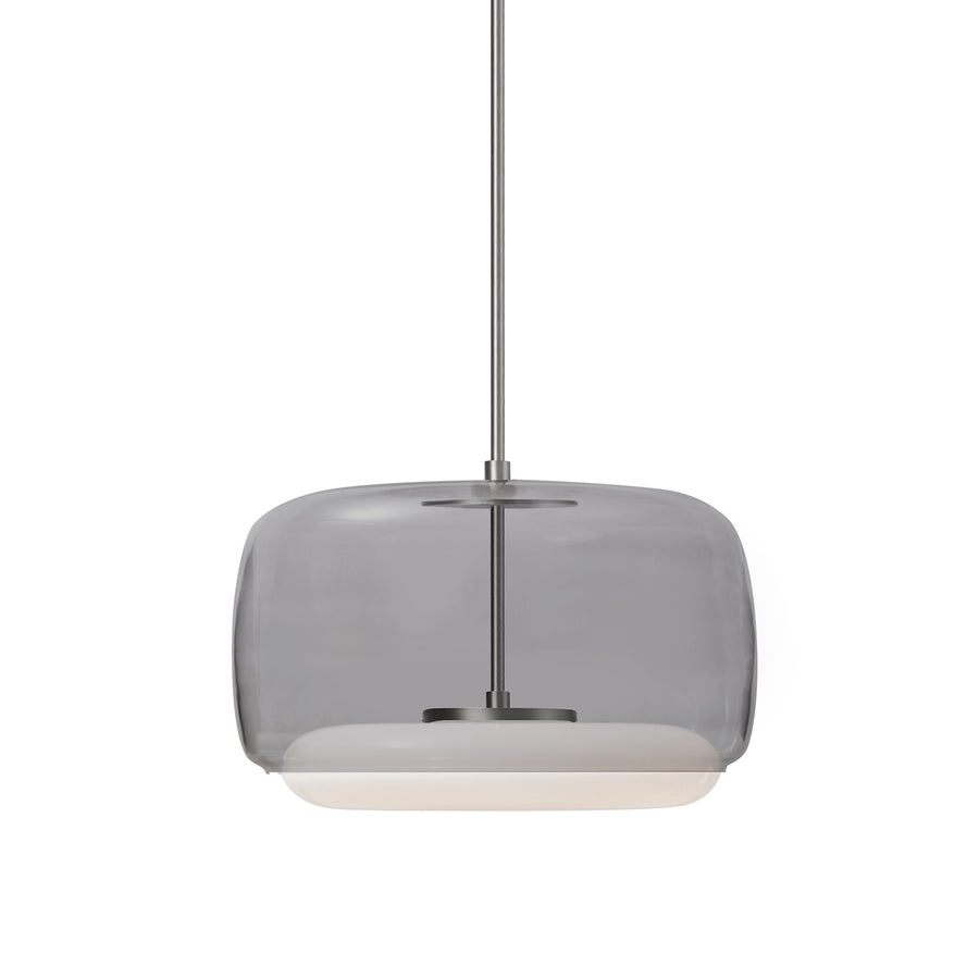 Kuzco Lighting PD70615-SM/BN Enkel Pendant Light Smoked/Brushed Nickel