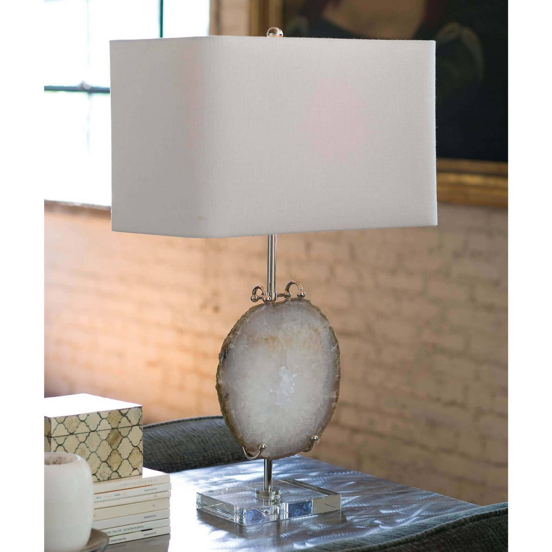 Regina Andrew 13-1161 Exhibit One Light Table Lamp Natural Stone 5