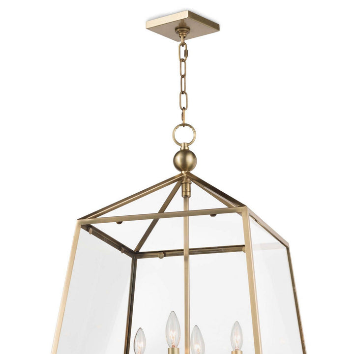 Regina Andrew 16-1010NB Cachet Four Light Lantern Natural Brass 3