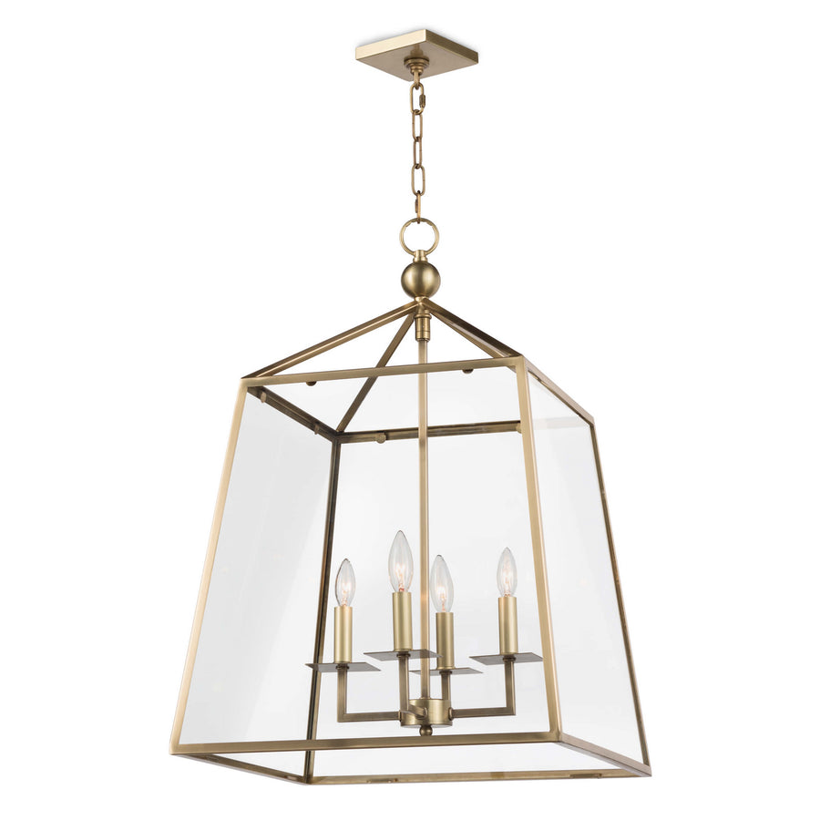 Regina Andrew 16-1010NB Cachet Four Light Lantern Natural Brass 1