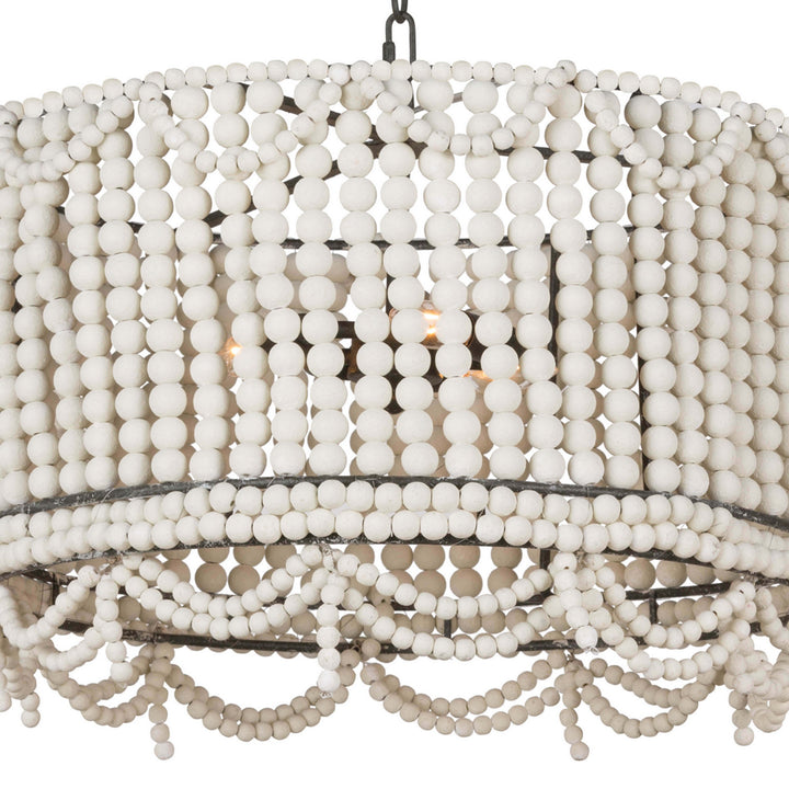 Regina Andrew 16-1147WT Malibu Three Light Chandelier White 4