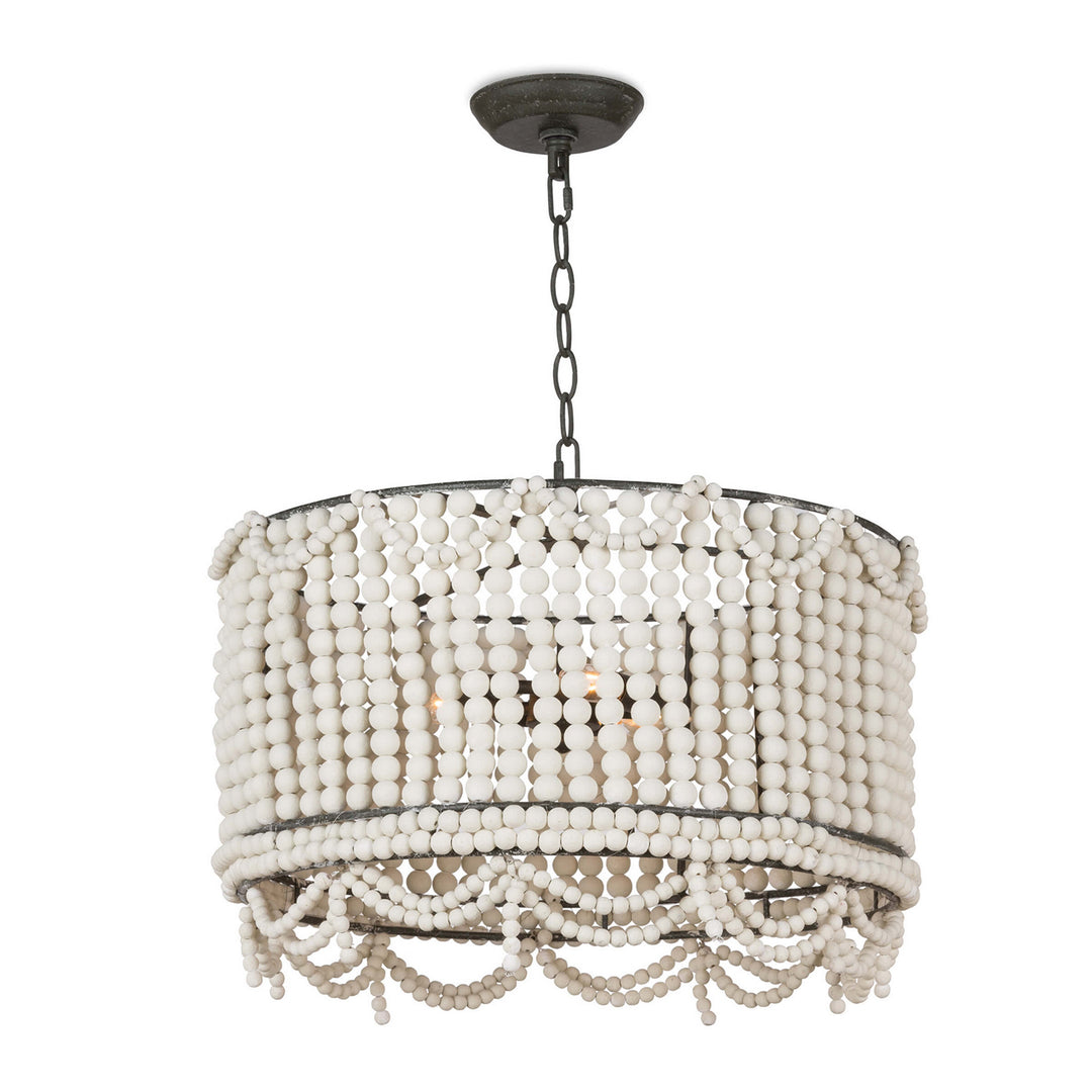 Regina Andrew 16-1147WT Malibu Three Light Chandelier White 1