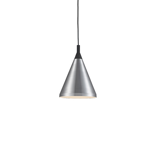 Kuzco Lighting 492710-BN/BK Dorothy Pendant Light Brushed Nickel with Black detail