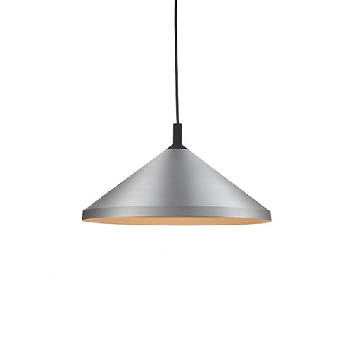 Kuzco Lighting 493118-BN/BK Dorothy Pendant Light Brushed Nickel with Black detail