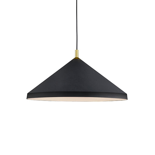 Kuzco Lighting 493126-BK/GD Dorothy Pendant Light Black with Gold detail