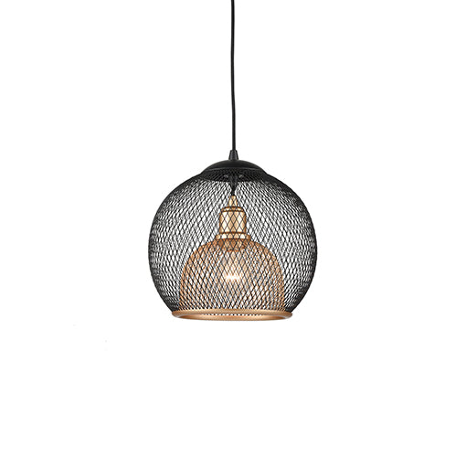 Kuzco Lighting 494412-BK/GD Gibraltar Pendant Light Black/Gold