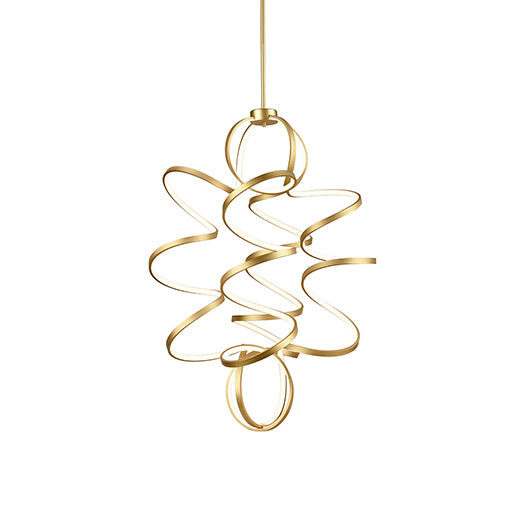 Kuzco Lighting CH93941-AN Synergy Chandelier Antique Brass