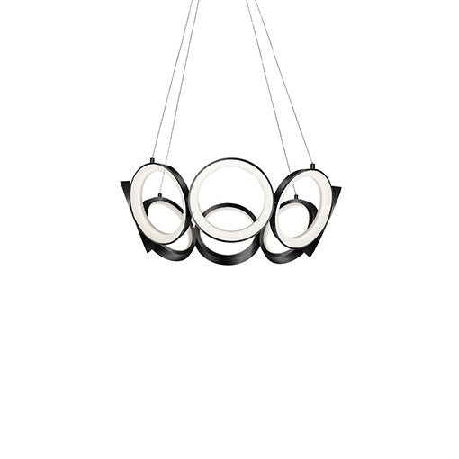 Kuzco Lighting CH94824-BK Oros Chandelier Black