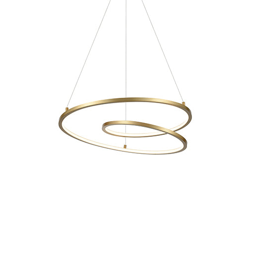 Kuzco Lighting PD11119-AN Twist Pendant Light Antique Brass