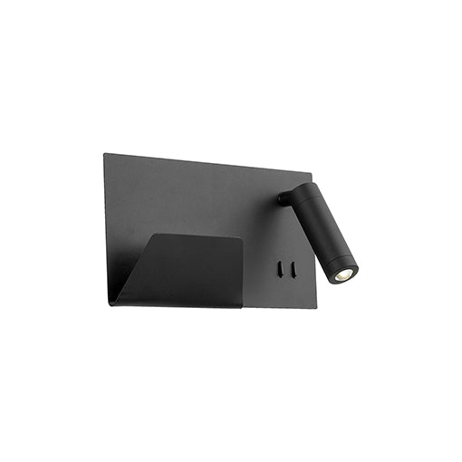 Kuzco Lighting WS16811R-BK Dorchester Wall Light Black