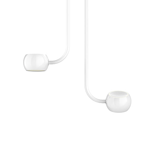 Kuzco Lighting MP46608-GWH Flux Pendant Light Gloss White