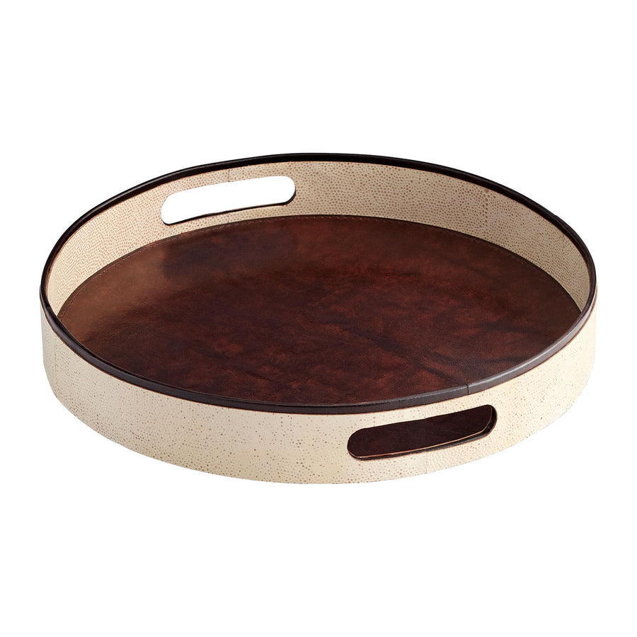 Cyan Design 10182 Tray Beige And Brown