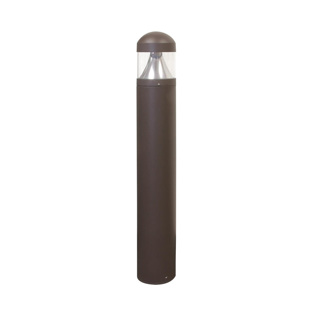 Maxlite Lighting 105988  Pathmax Slim Bollard, Round Dome Top Bollard - 22w, 120-277v, Cct Selectable 3000k/4000k/5000k, Type V, 36inch , Bronze  1