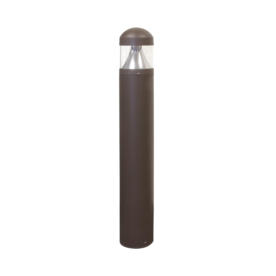 Maxlite Lighting 105987  Pathmax Slim Bollard, Round Dome Top Bollard - 22w, 120-277v, Cct Selectable 3000k/4000k/5000k, Type V, 42inch  , Bronze  1