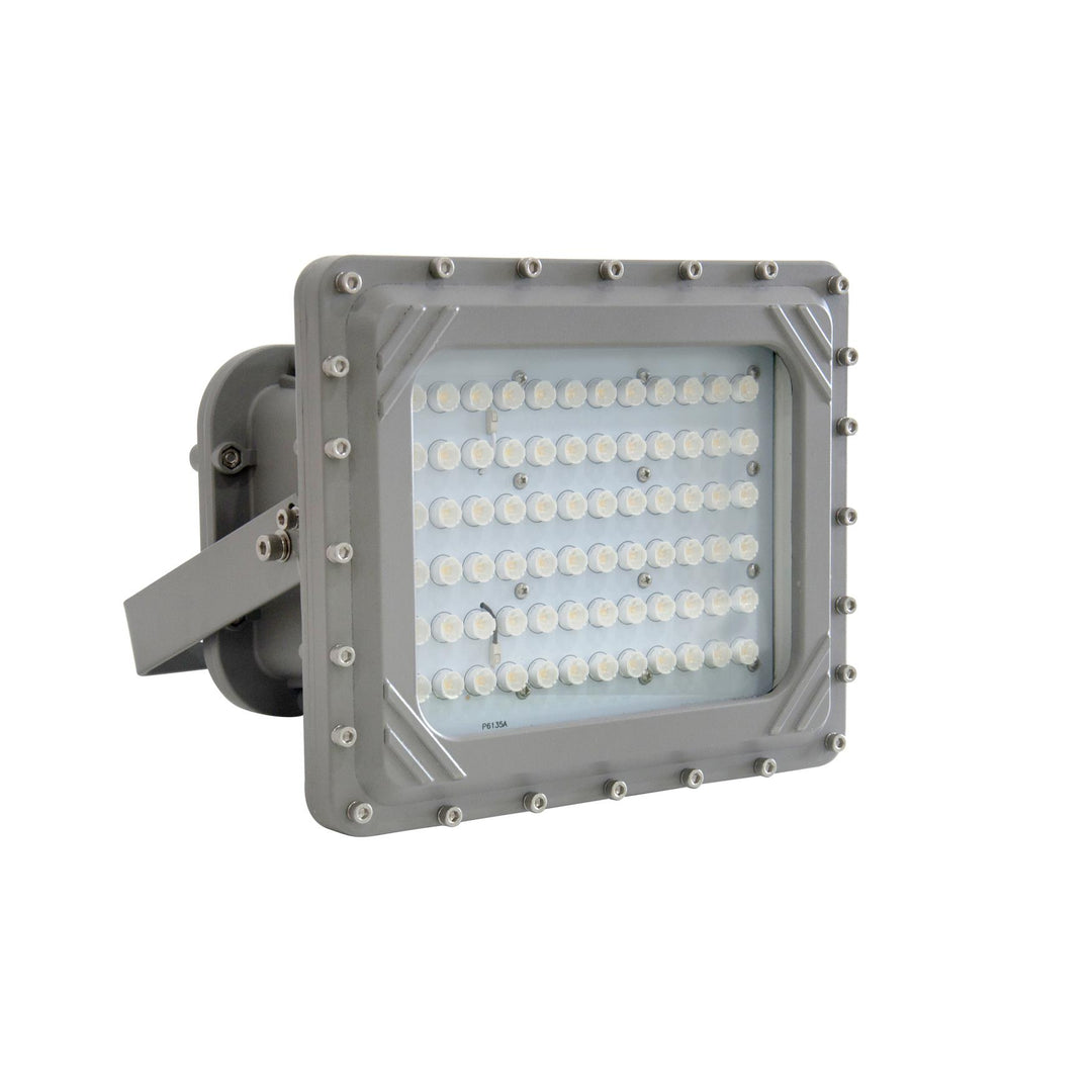 Maxlite Lighting 1409543  Hazardous Location Led Flood Light Light - 100w, 120-277v, Wide Dist., 5000k, Grey, Class I Division 1  1