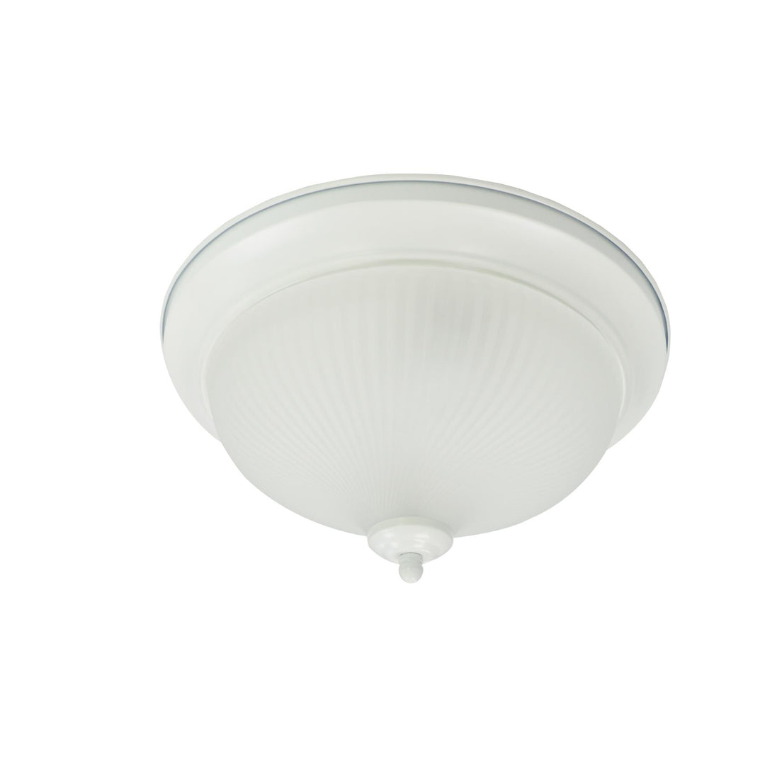 Maxlite Lighting 1408623  Ceiling Fixture Traditional White Finish With 2x12w 2700k Ja8 Compliant Enclosed Rated E26 Socket Led Lamp  1