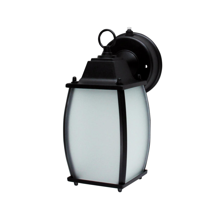 Maxlite Lighting 96974  Outdoor Fixture 12w Led Lsd Ranch Lantern 2700k Black Finishes >80cri Etch Glass, Photocell  1