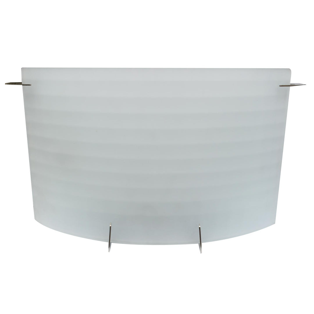 Maxlite Lighting 77655  Wall Sconce Large Led 17w 120v Contemporary Brush Nickel Glass >90 Cri 2700k  1